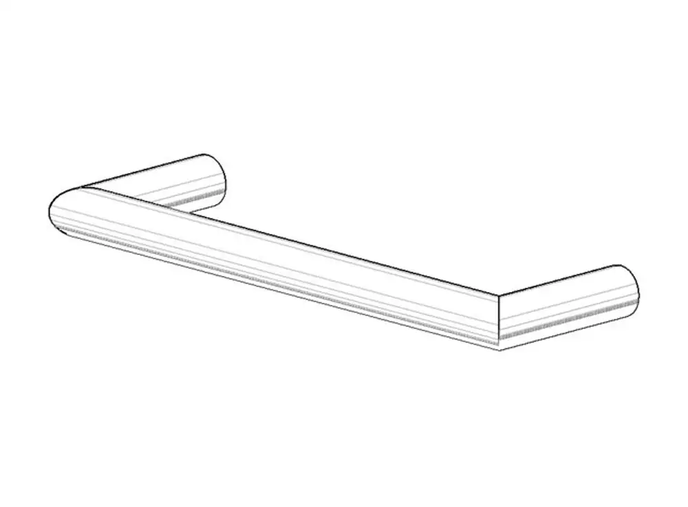 DORNBRACHT Griff für Wannengriff ERSATZTEILE 05282254500 218 x 68 x 18 mm chr gebürstet, 05282254500-93 Galeriebild 1
